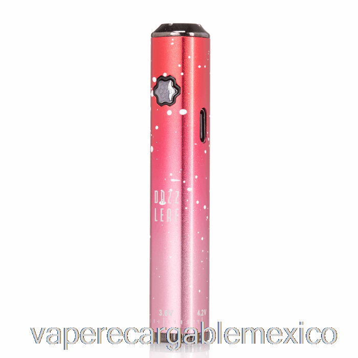 Vape Recargable Dazzleaf Squarii Bottom Twist 510 Batería Salpicadura Roja